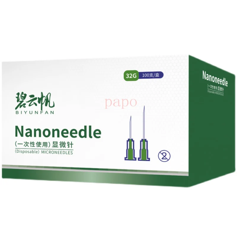needle Piercing Transparent Syringe Injection glue Clear Tip Cap ForPharmaceutical injection 32G 4mm | Дом и сад