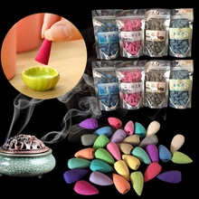 Роза обратного Ладан башня Ладан натуральные ароматы аромат лаванды 50 шт./пакет терапии отдохнуть 43405 горелки