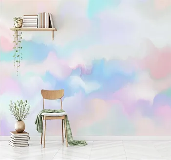 

Custom 3d wallpaper modern minimalist abstract color art background wall decoration painting - high-grade waterproof material