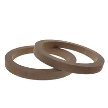 2 шт Дерево МДФ спикер прокладка Монтажные кольца 6," Стекловолоконная дверь Kick Pods