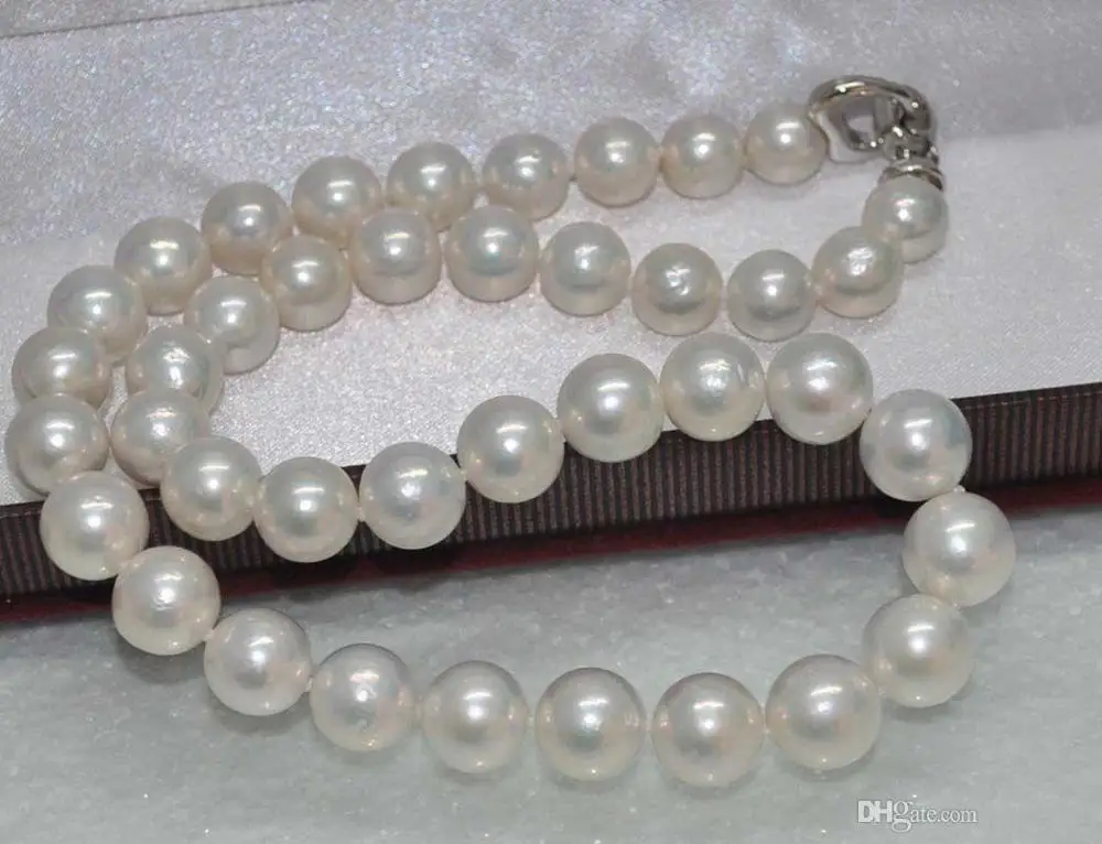 

GRGEOUS! Natural Rare blue white 11.5mm Round KASUMI PEARL NECKLACE J12080