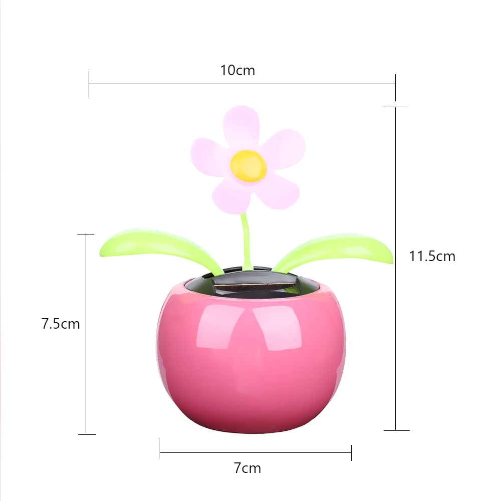1 шт. движущиеся танцы качели откидной клапан солнечная игрушка мощность Подсолнух яблоко автомобиль подарок гаджеты домашние игрушечные украшения растения