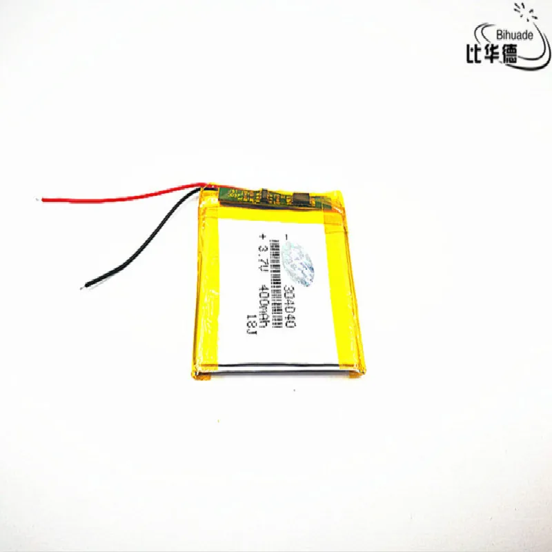 5 шт./лот хорошего качества 3,7 V, 400 mAH, 304040 полимерный литий-ионный/литий-ионный аккумулятор для игрушки, POWER BANK, gps, mp3, mp4