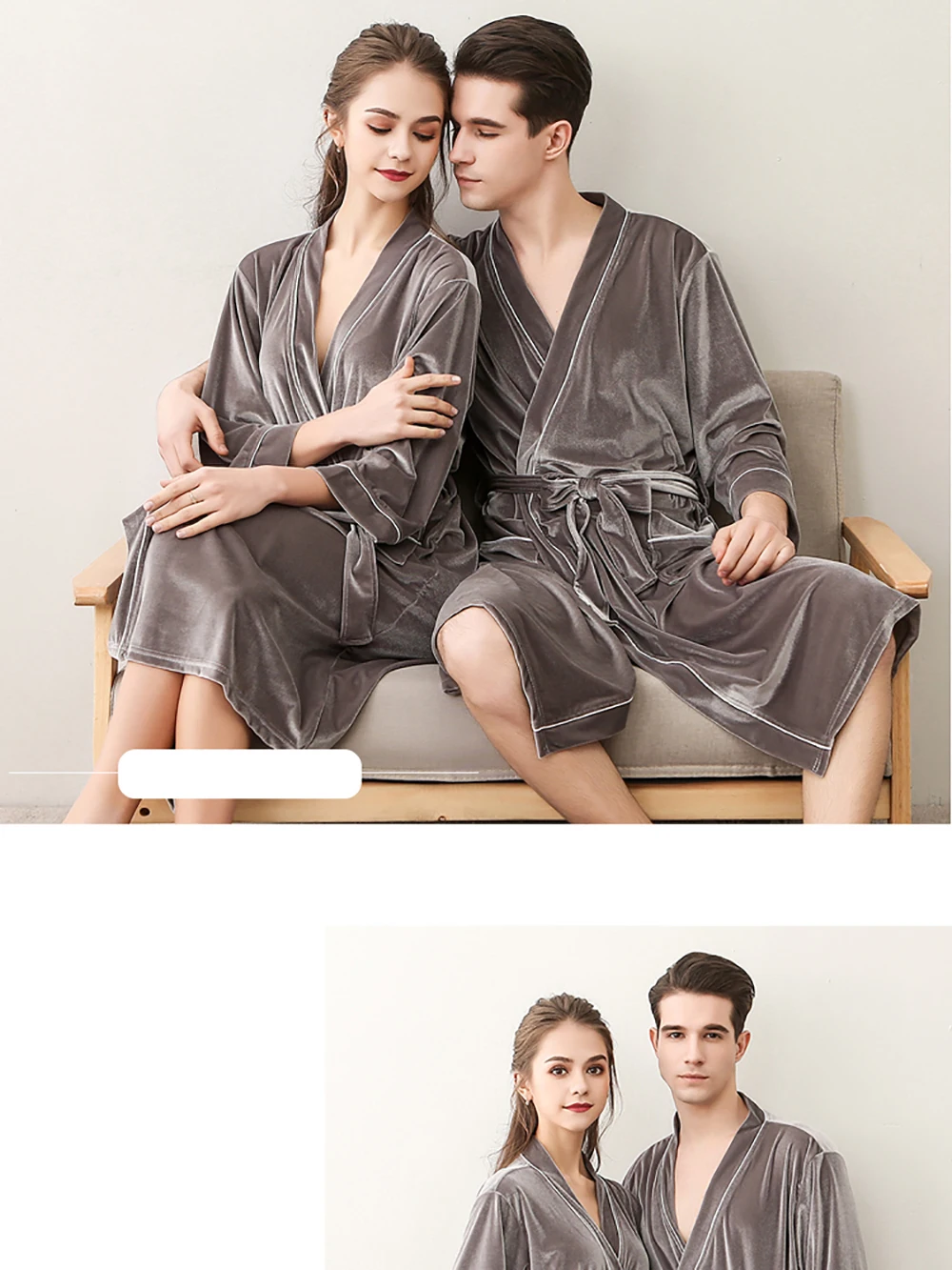 Summer Soft Golden Velvet Bathrobe Men Thin Long Robes Couples Bride Wedding Dress Luxury Palace V-neck Female Robe Nightgowns mens pjs sale