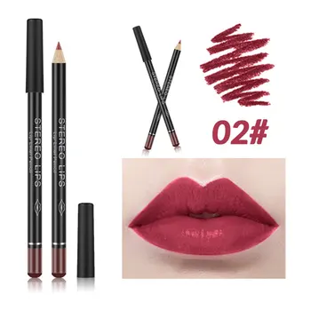 

Matte Lip Liner Pencil Set 12 Assorted Colors Lip Makeup Soft Pencils Waterproof and Long Lasting Velvet Lip Liners PR S