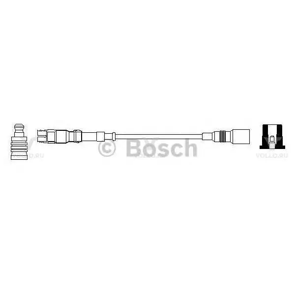 0986357721 BOSCH КОМПЛЕКТ ВВ. ПРОВОДОВ
