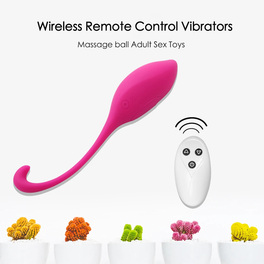 Clitoris Stimulate Vibrator For Adult Wireless Remote Silicone Bullet Eggs Vibrator Rechargable Vaginal Balls Sex Toys for Woman (12)
