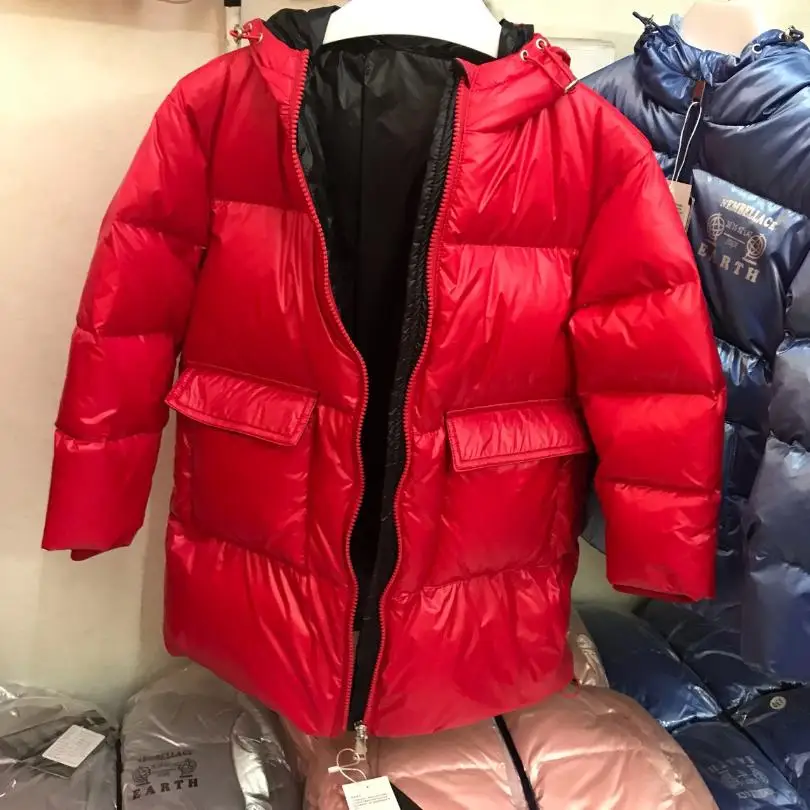 Новая Детская куртка-пуховик размера плюс утепленное ветрозащитное пальто с капюшоном Детская куртка-пуховик Modis для холодной зимы Y2237