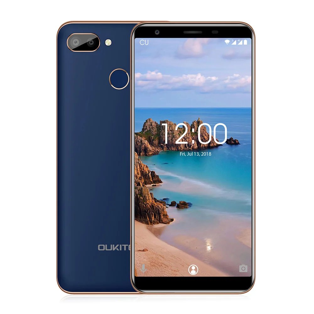  OUKITEL C11 Pro 4G Smartphone 5.5 inch 18:9 Android 8.1 Quad Core 3GB RAM 16GB ROM Cell phones 3400