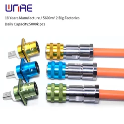 Metal High Voltage Connector 8mm Socket Waterproof Connector Wiring Terminals For New Energy Electric Vehicles