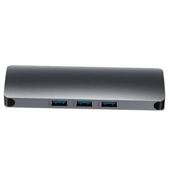 

USB C Hub 9 in 1 Type C Expander Adapter with PD Port USB 3.0 Ports 4K HDMI TF/SD/TF Cards Reader for PC Laptops