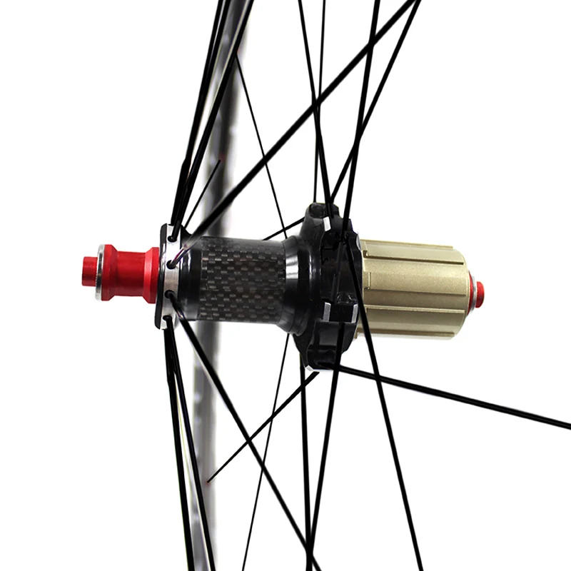 Углеродная велосипедная колесная пара UD Matte 700C 23/25 мм Ширина 38 50 60 88 углеродная