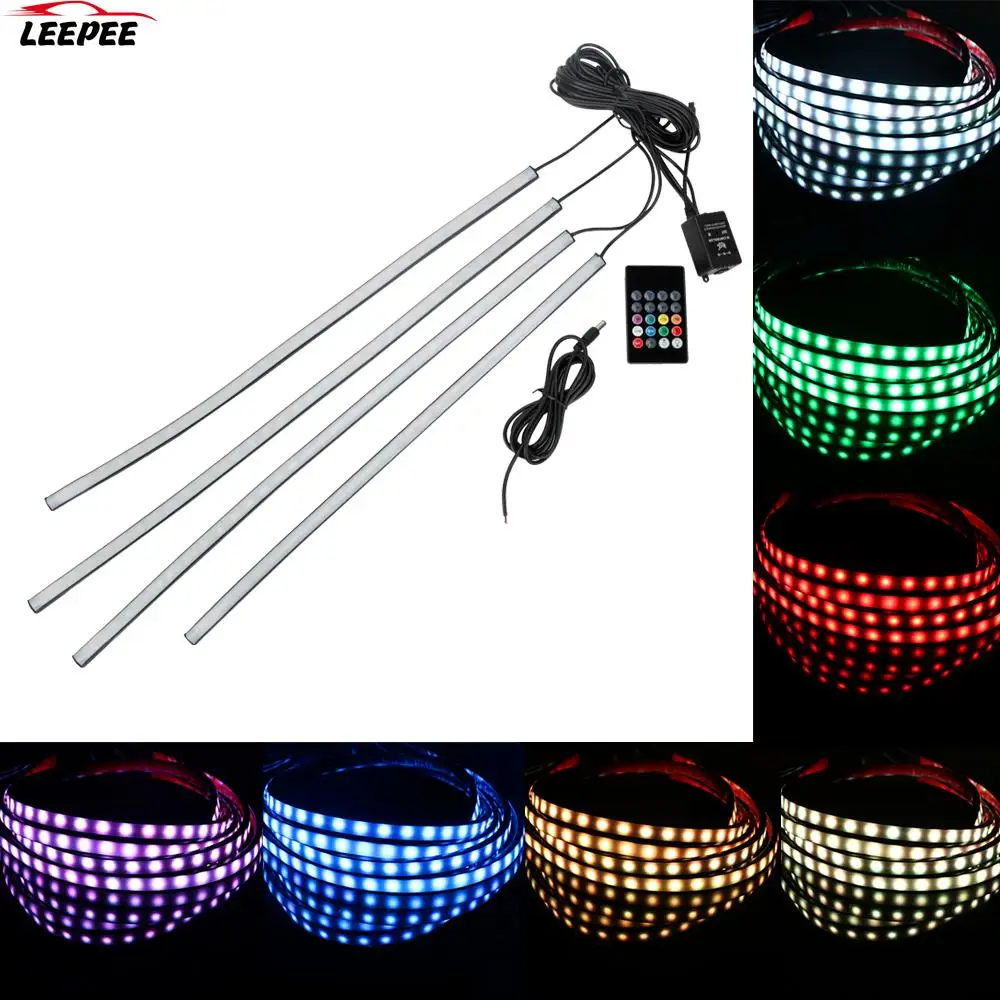 Auto Led Strip Neon Light Underbody Decorative Light Music Active Sound