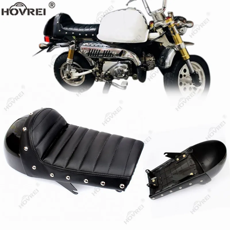 KaTur Motorcycle Cafe Racer Seat Hump 24.5 Vintage Saddle Seats for Honda CB GB GL CBR Suzuki GS Yamaha XJ XJ550 XT500 XS650 SR500 RD40