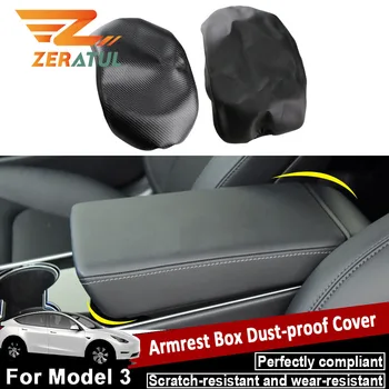 

Zeratul Car Armrest Storage Box Case Dust-proof Cushion Cover Automobiles Protector Waterproof Cap for Tesla Model 3 2016 - 2020