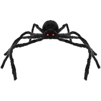 

150cm Hairy Giant Spider Decoration Halloween Prop Haunted House Decor Party Holiday Spider Decorations Decoracin de halloween
