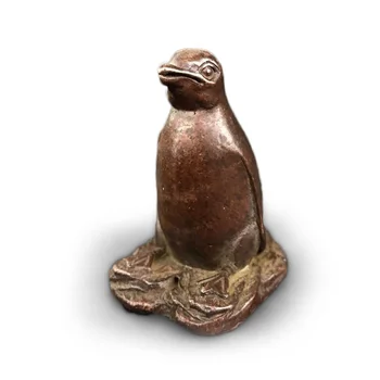 

LAOJUNLU Archaize Pure Copper Penguin Cute Pet Decoration Tea Pet Incense Inserted Small Pieces