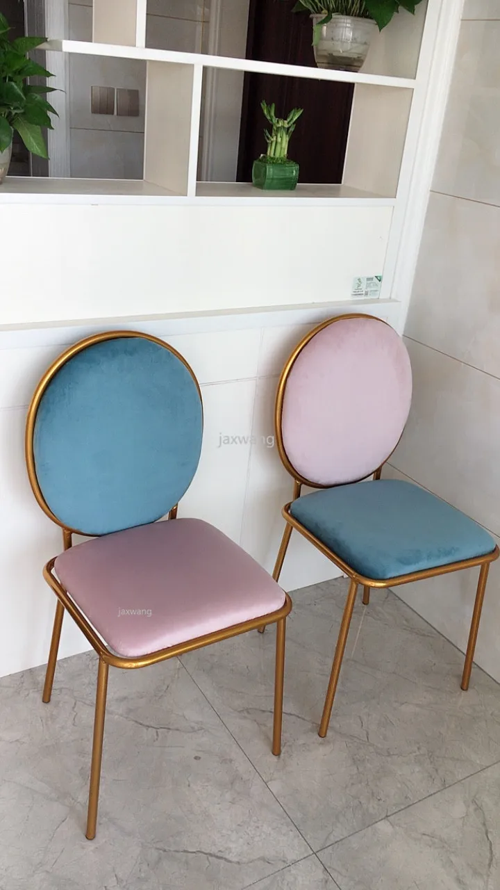 Современный светильник в скандинавском стиле для столовой, экстравагантные стулья для ресторана, мебель для гостиной, модное металлическое кресло
