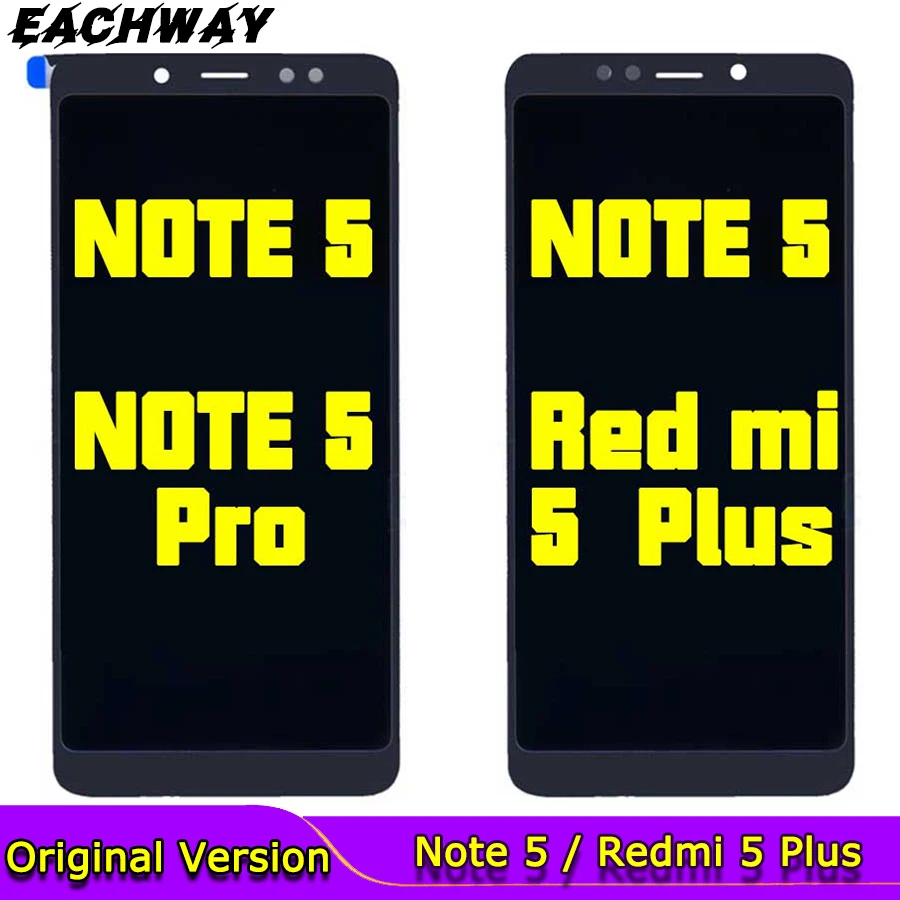 Тест отлично подходит для Xiaomi Redmi 5 Plus ЖК-дисплей сенсорный экран 99 &quotNote Pro