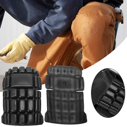 Genouillère pour pantalons de travail, 1 paire, Protection des jambes, en EVA, pour usine, contre les chocs, pour jardinage 