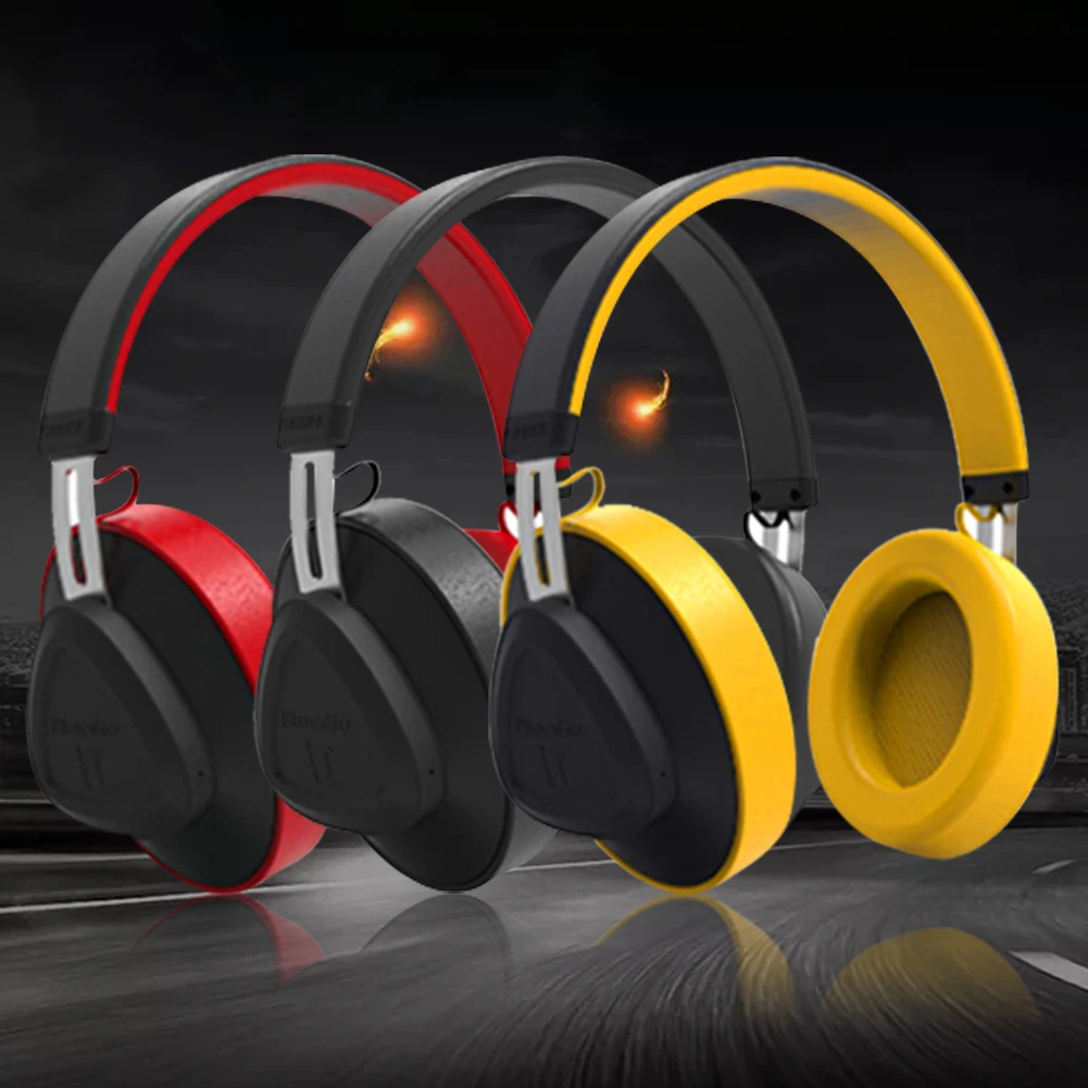 Синяя bluetooth-гарнитура HyunTM, прозрачные двусторонние стереонаушники высокого разрешения, Новые смарт-наушники AI
