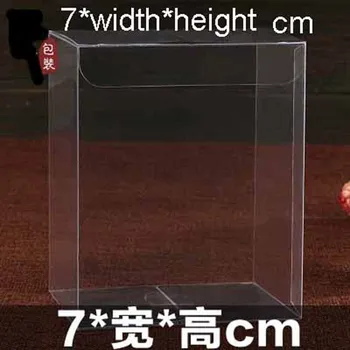 

5pc/lot transparent gift package box clear pvc craft box/candy/wedding favors display box /jewelry/comestic retangular pack box
