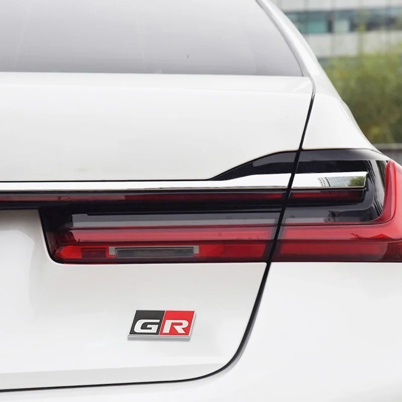 Car Sticker Car Stickers Car Body Stickers Car Badge Grille Emblem GR Sport Logo Emblem Badge Decals for Toyota HV YARiS RZ RC RS C-HR Corolla Prius Harrier Camry Tacoma Venza rav4 GR