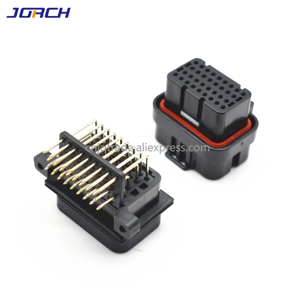 conjunto de plugues com pinos furos amp super conector automotivo macho femea inclui terminais 04
