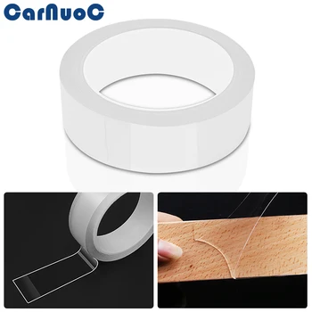 

3mx30mm Car Sticker Double Sided Tape Nano Transparent No Trace Acrylic Magic Tape Cleanable Reuse Waterproof Adhesive Tape