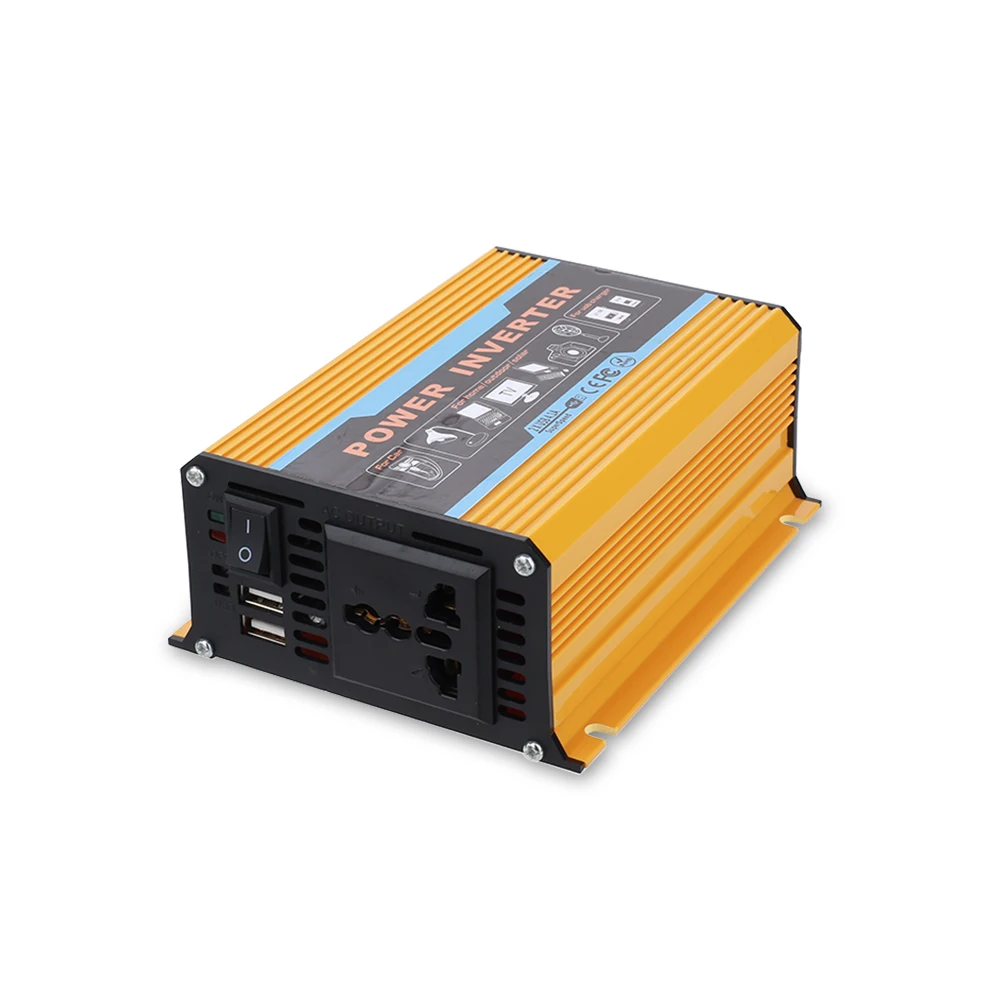 DC 12V к AC 220V Инвертор автомобильный преобразователь адаптер Smart для автомобильного трансформатора