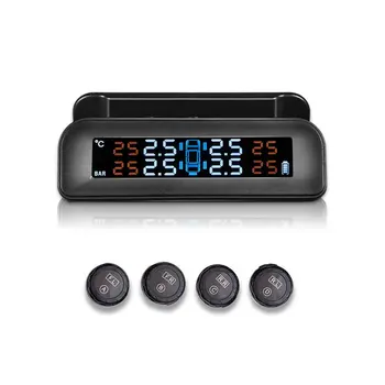 

Big Screen Wireless Tire Pressure Monitoring Socket Diverter Set Real-time Monitoring of Car Tire Pressure