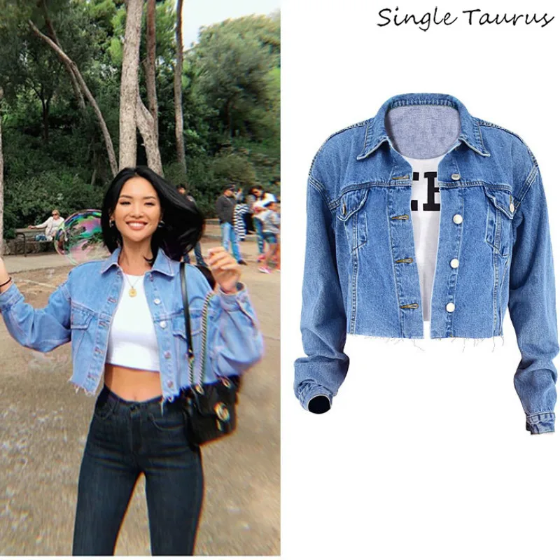 short length denim jacket