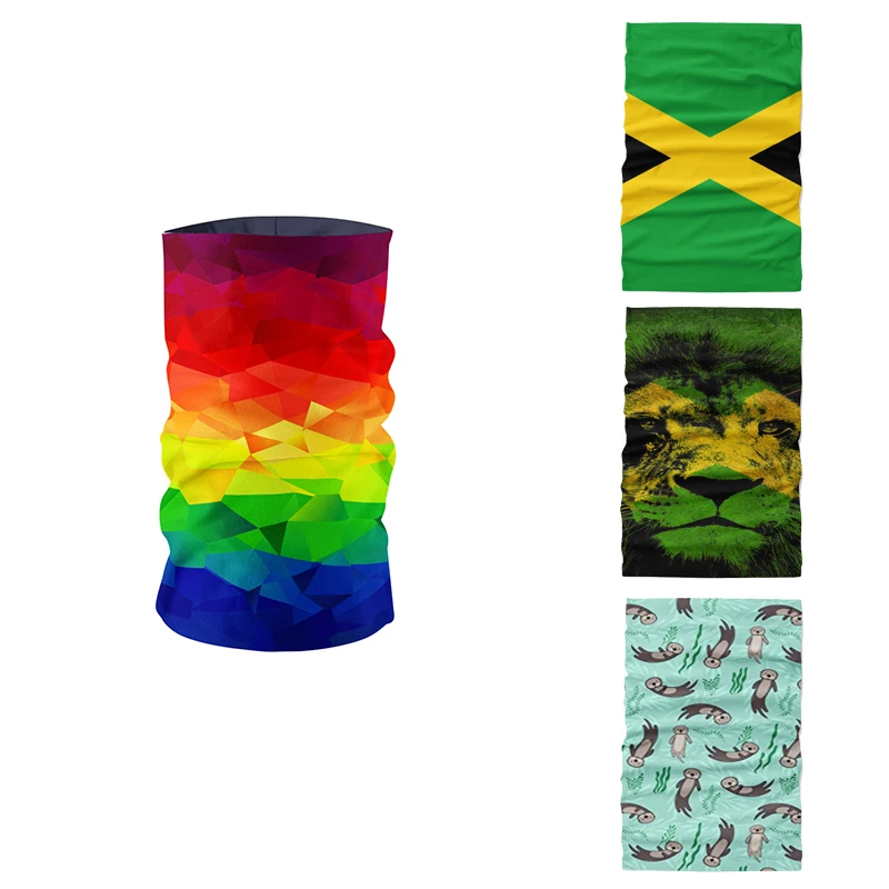 

wholesale 3D Multifunction Magic headbands Sublimation seamless face scarf outdoor Polyester bandanas Neck Warmer headwear Custo