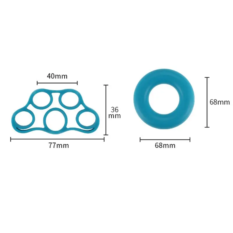

6Pcs Finger Stretcher Set Silica Exerciser Grip Hand Training Extensor Forearm Strengtheners A6HC suit for fitness