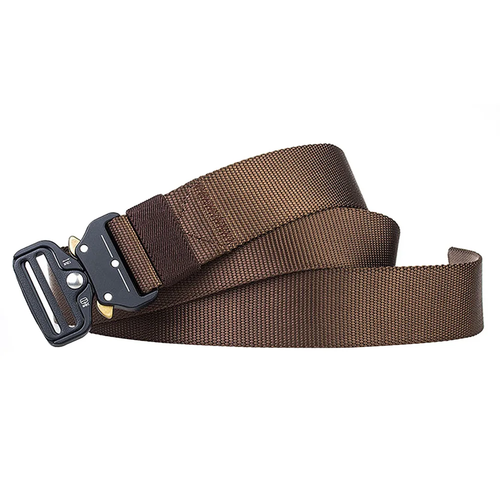 

Wear-resisting Flexible Lightweight Accessories Daily Waist Support Front Buckle Tactical Belt Outdoor Nylon Fabric Military