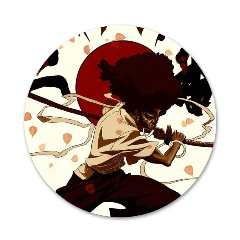 Afro Samurai Manga Anime Cartoon Ninja Kitchen Home Decor Refrigerator  Magnetic Stickers bottle Beer Opener - AliExpress