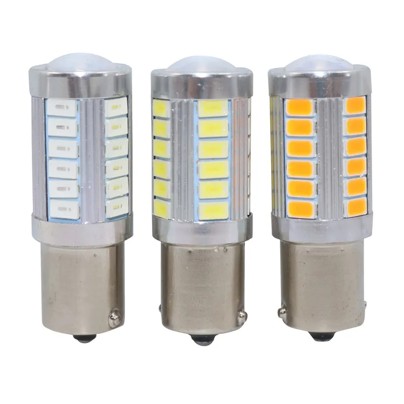 1 шт. автомобильный тормозной светильник 1156 BA15S 33 smd 5630 Светодиодный сигнальный