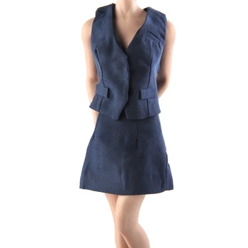 

1/6 female figure Vest skirt suit for 12-inch action figure model accessories