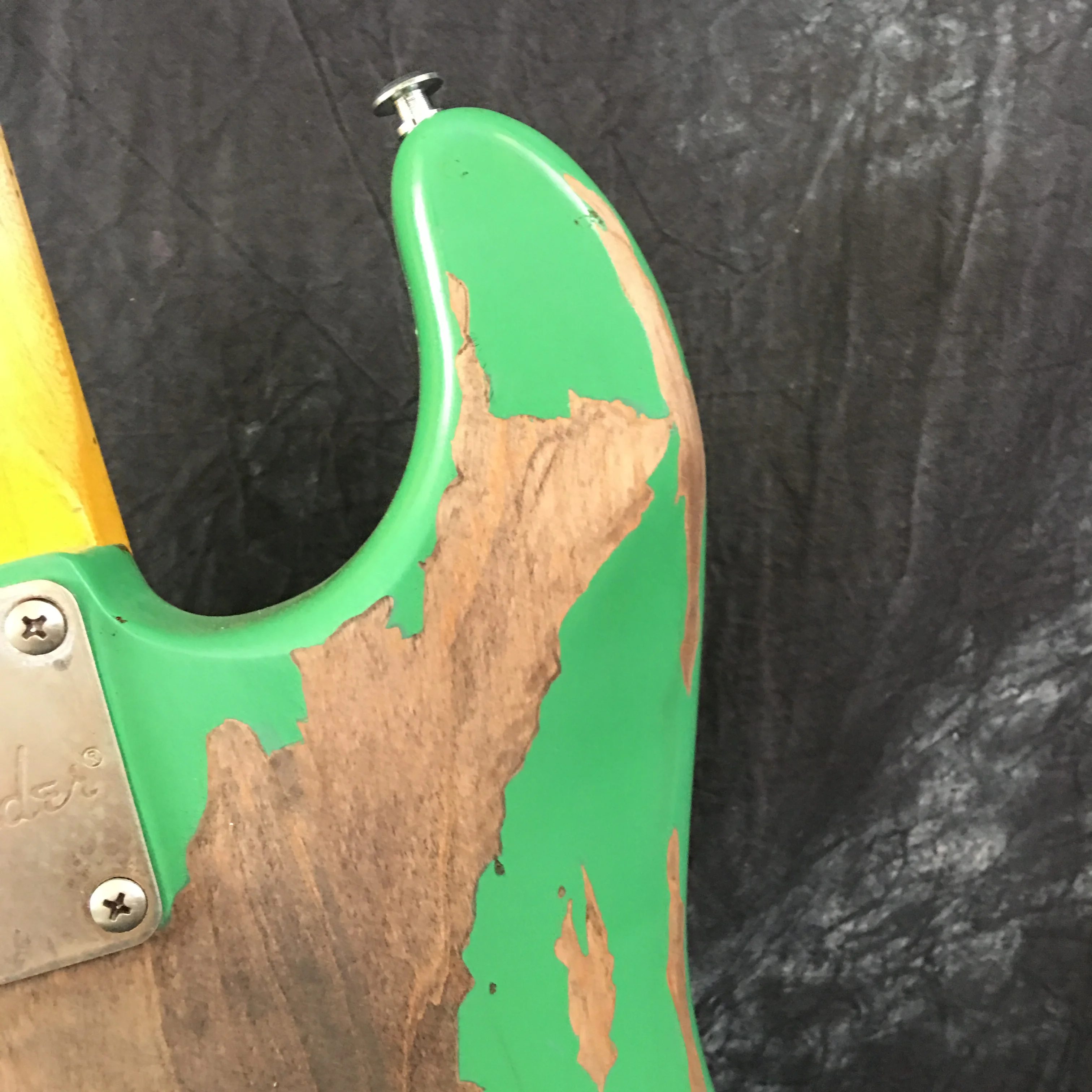 Distressed Green Maple High qualityCustom Shop, классические зеленые St гитары вручную. Поддержка изготовления на заказ. ручная работа st гитара