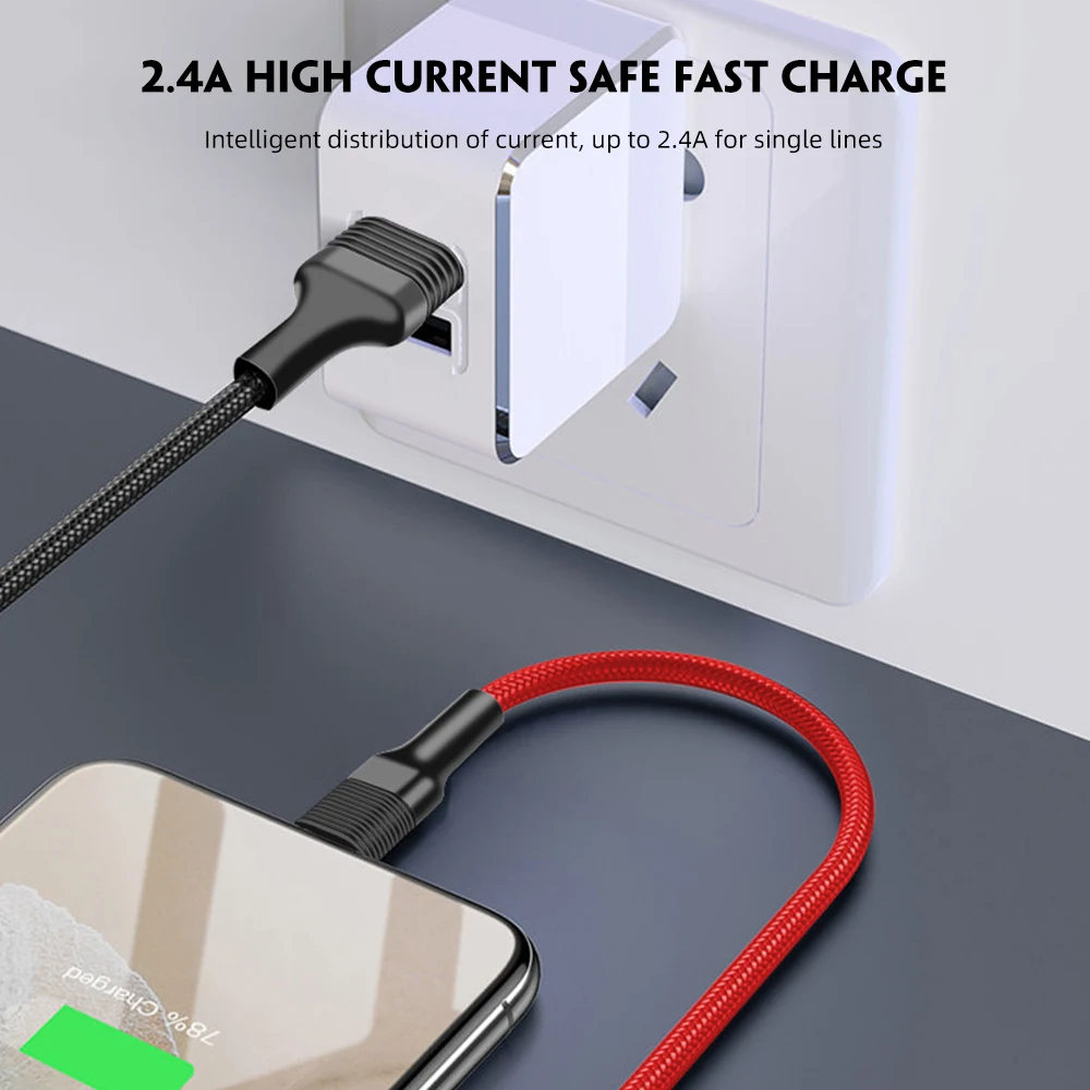 FDBRO 3 в 1 USB кабель для телефона X 8 7 6 кабель Micro usb type C кабель для S9 S8 1 м кабель для быстрой зарядки