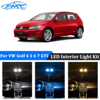 

BMT 13Pcs Car led interior lights Kit Canbus For VW Volkswagen Golf 4 5 6 7 mk4 mk5 mk6 mk7 GTI Plug and Play Error Free Bulbs