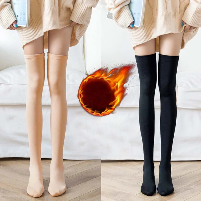 Thermal thigh high socks Outlet