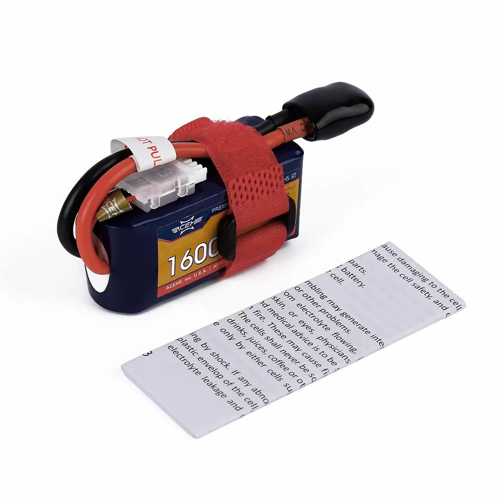 

1pcs ACEHE 11.4V 1600mAh 50C 3S1P 18.24Wh with XT60 Plug High Voltage Lipo Battery