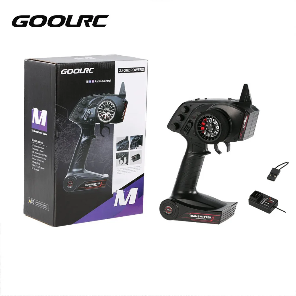

Original GoolRC TG3 2.4G 3CH RC Transmitter Digital Radio Remote Control Transmitter with Receiver for RC Car RC Boat