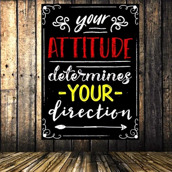 

Thoughts Motivational Classroom Poster Modern Canvas Prints Wall Art Paintings Ready to Hang for Office Living Room Home Decor G