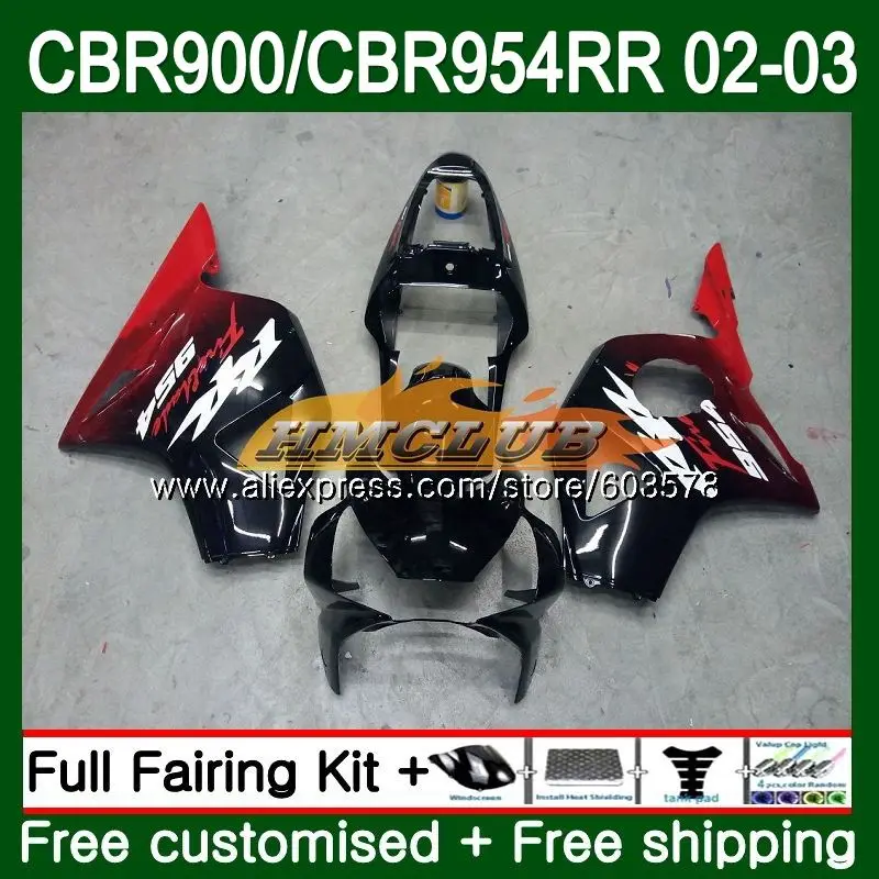 Средства ухода за кожей для HONDA CBR 954 RR CBR900 RR CBR954 RR 2002 2003 76CL. 44 CBR 900RR CBR954RR CBR900RR CBR 954RR 02 03 красный черный обтекатель