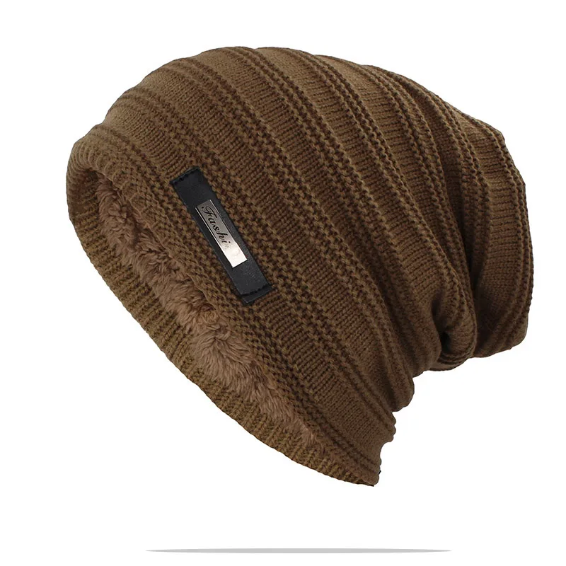 ALTOBEFUN Winter Warm Hat For Adult Unisex Outdoor New Wool Men Women Knitted Beanies Skullies Casual Cotton Hats Cap HT145B 
