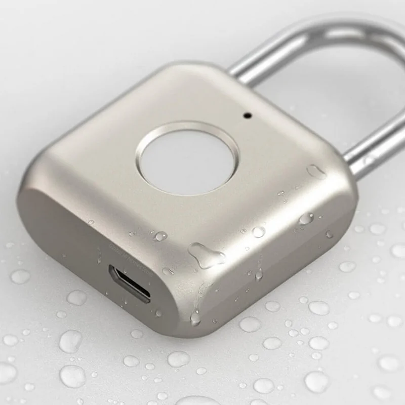  Xiaomi Mijia YD Intelligent Fingerprint Lock Padlock Kitty Hardcore Technology Fingerprint Open Sma - 4000191674745