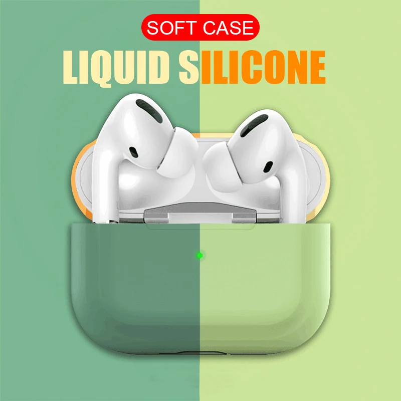 Роскошный Официальный Оригинальный чехол для наушников Apple Airpods Pro мягкий