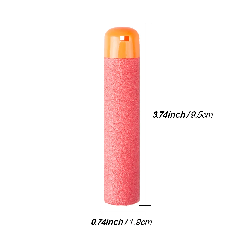 30Pcs Mega for Nerf 9.5cm Red Sniper Rifle Darts Bullets Mega Foam Refill Darts Big Hole Head Bullets for N-Strike Mega Series 4 30Pcs Mega for Nerf 9.5cm Red Sniper Rifle Darts Bullets Mega Foam Refill Darts Big Hole Head Bullets for N-Strike Mega Series 4